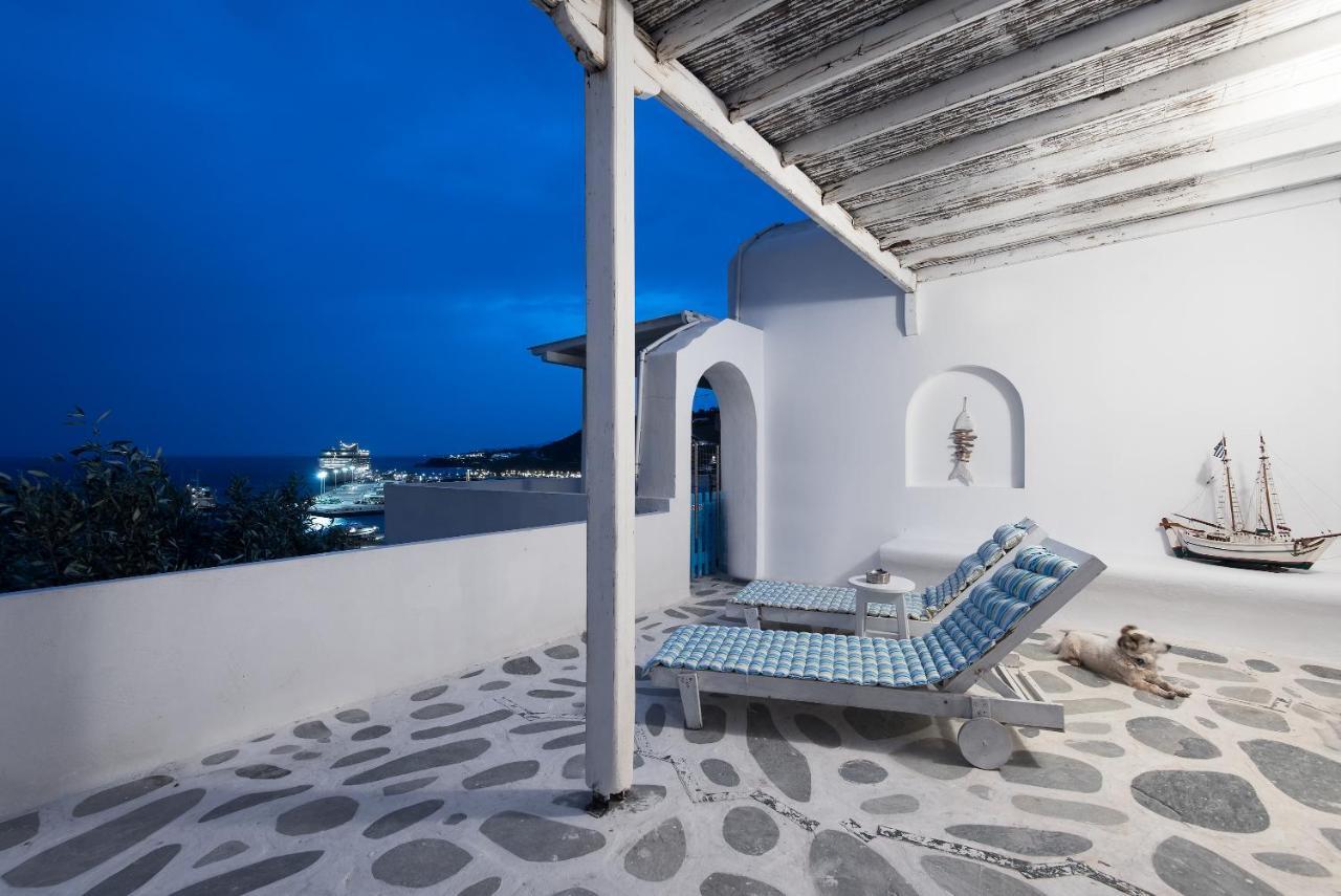 Sunny Guest House New Port Mykonos Tourlos Eksteriør billede
